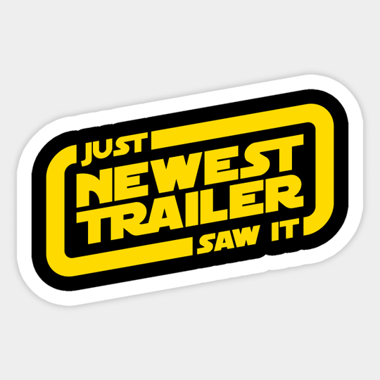 Newest Trailer - Luke Skywalker - Sticker