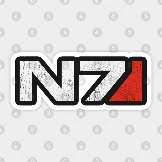 N7 - Mass Effect - Sticker