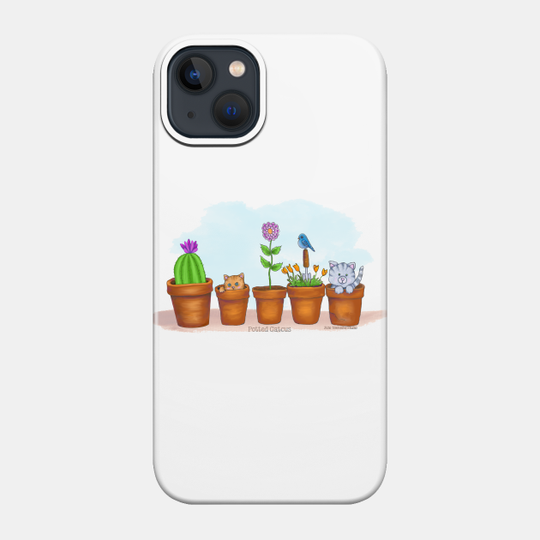 Potted CATcus - Kittens - Phone Case