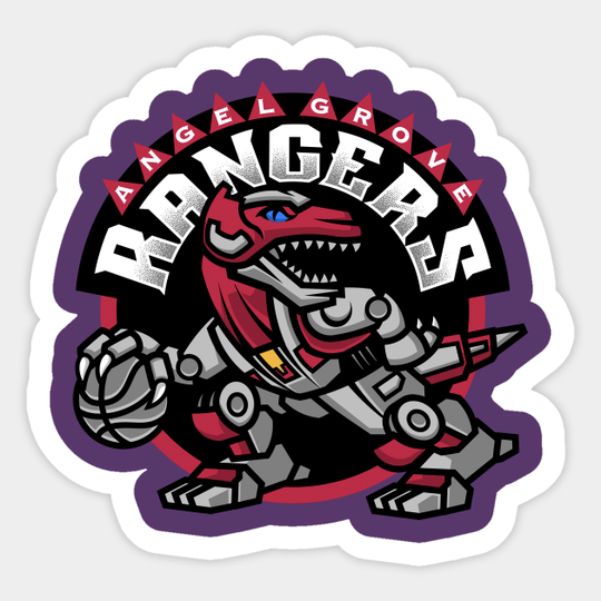 Angel Grove Rangers - Power Rangers - Sticker