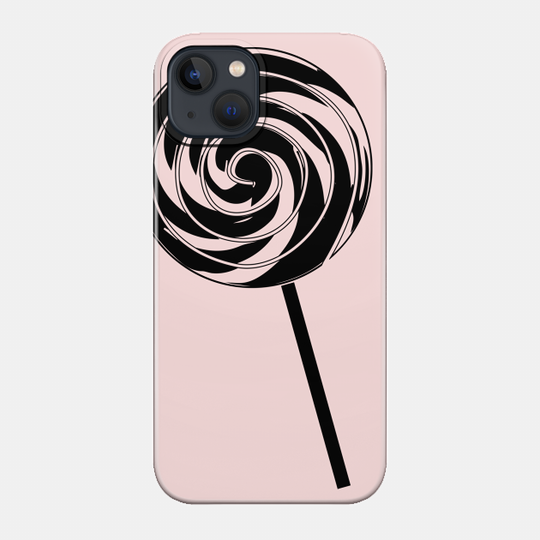 Retro Lollipop Design - Retro - Phone Case