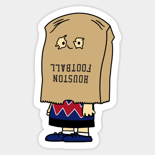 Houston Bag Of Shame - Houston Texans - Sticker