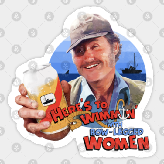 Captain Quint - Jaws - Sticker