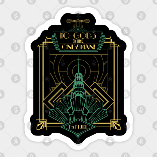 Deco Rapture - Bioshock - Sticker