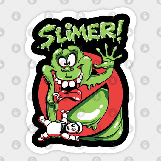 slimer - Ghostbusters - Sticker