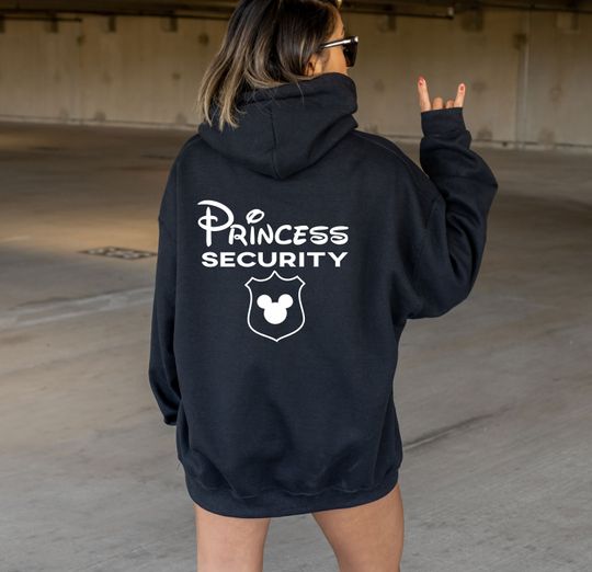 Disneyland Mickey Princes security Hoodie, Disney gift, Princess Security Hoodie, Disneyland Hoodie