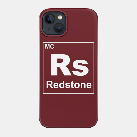 Redstone periodic symbol from Minecraft - Minecraft - Phone Case