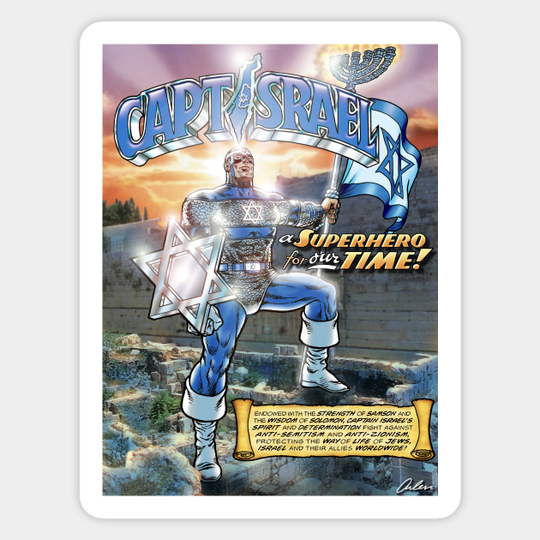 CAPT. ISRAEL vert - Captain Israel - Sticker