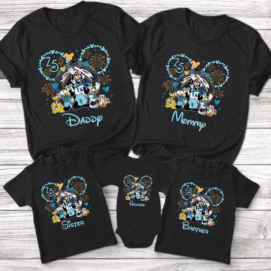 Disney Cruise 2023, Mickey and Friends shirts