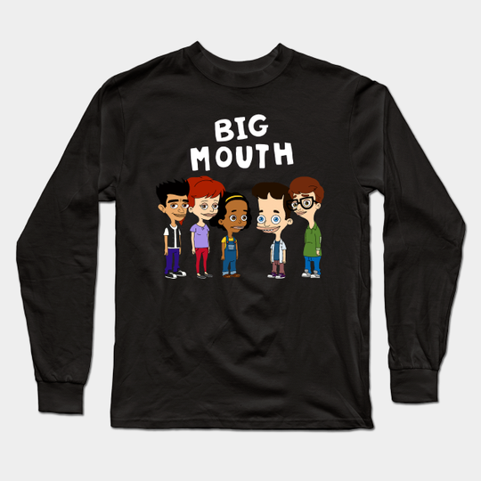 big mouth members smile face - Big Mouth - Long Sleeve T-Shirt