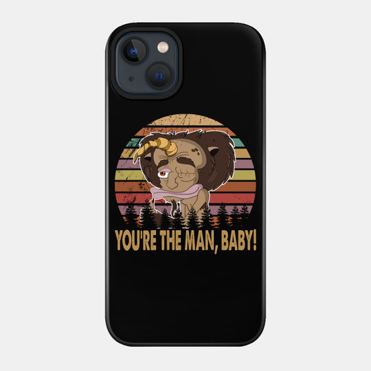 big mouth retro vintage you are the man - Big Mouth - Phone Case