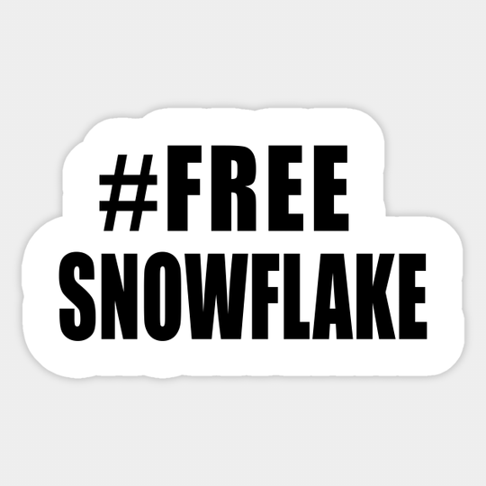 FREE SNOWFLAKE - Free Snowflake - Sticker