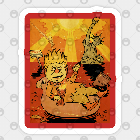 Heat Miser and Liberty - Heat Miser - Sticker