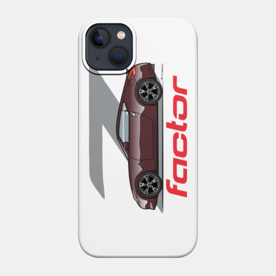 Z Factor-Black Cherry - 370z - Phone Case
