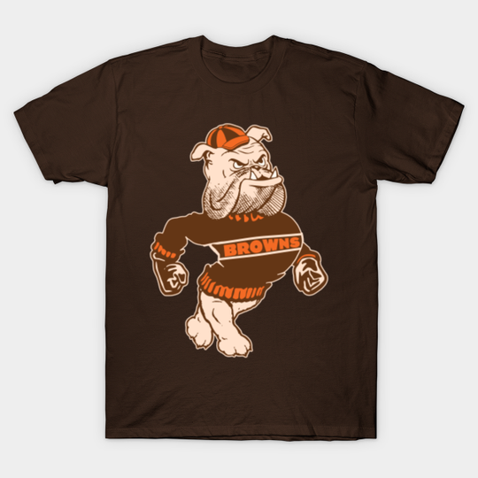 Browns Reimagined Alternative Fighting Mascot - Cleveland Browns - T-Shirt