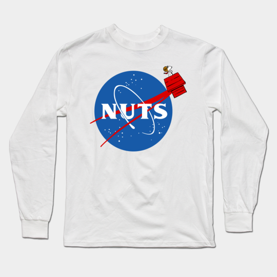 Space Nuts - Peanuts - Long Sleeve T-Shirt