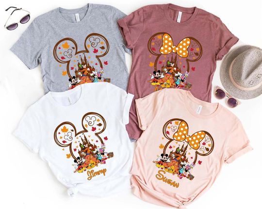 Disney Thanksgiving Shirt, Mickey And Friends Thanksgiving Shirt