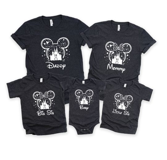 Personalized Disney Minnie Mickey Shirt, Custom Disney Family Vacation T-Shirt