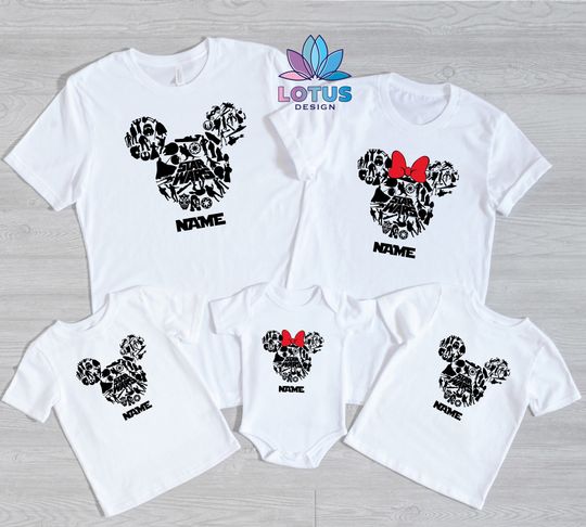 Star Wars Family Personalized Shirt, Mickey Or Minnie Couple Shirt, Disneyland Trip Shirt