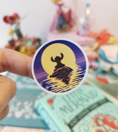 Discover Little Mermaid Sticker - Stitch Crashes Disney Sticker