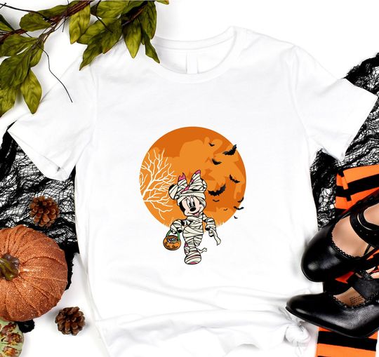 Disney Minnie Mouse Mummy Shirt, Halloween T-Shirt, Shirt Gift For Women T-shirt