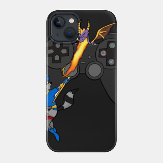 Sly Cooper Vs. Spyro (Sony all stars) - Playstation 4 - Phone Case