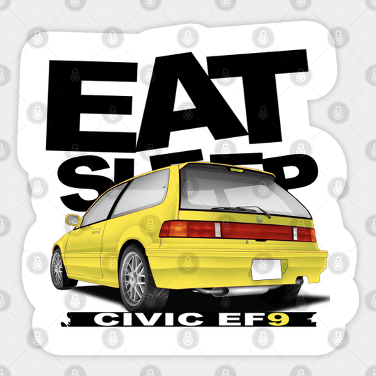 Honda Civic EF9 - Honda Civic Ef9 - Sticker