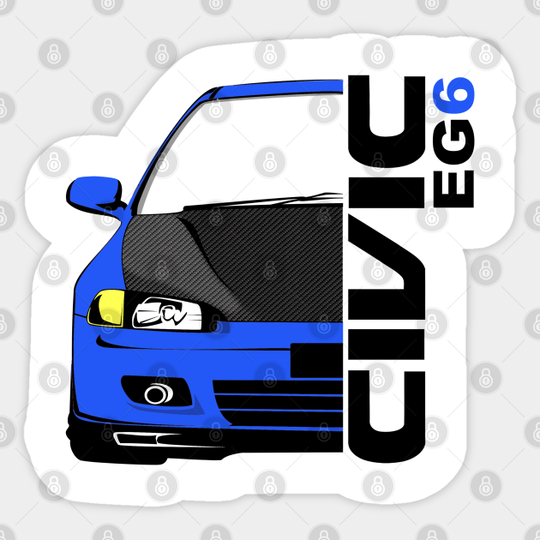 Honda Civic EG6 JDM - Honda Civic Eg6 - Sticker