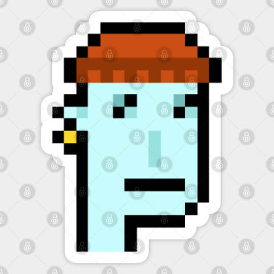 Cryptopunk #8 - Cryptopunk - Sticker