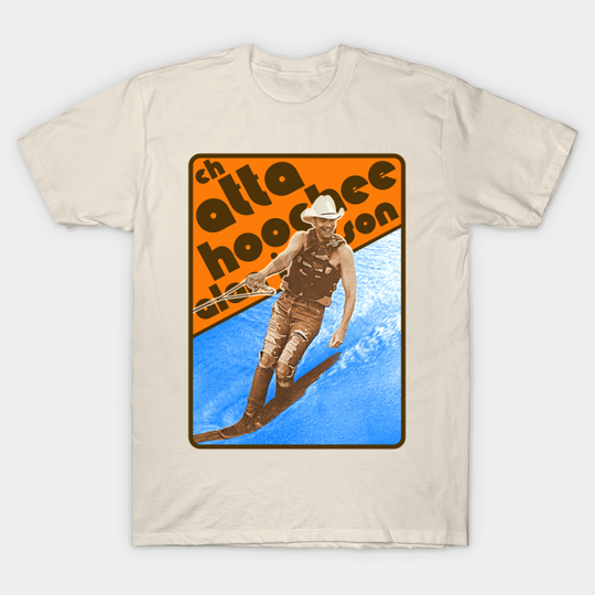 Alan Jackson Chattahoochee Waterskiing Retro Country Fan Art - Alan Jackson - T-Shirt