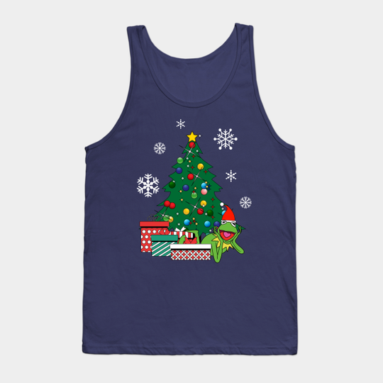 Kermit Around The Christmas Tree Muppets - Kermit - Tank Top
