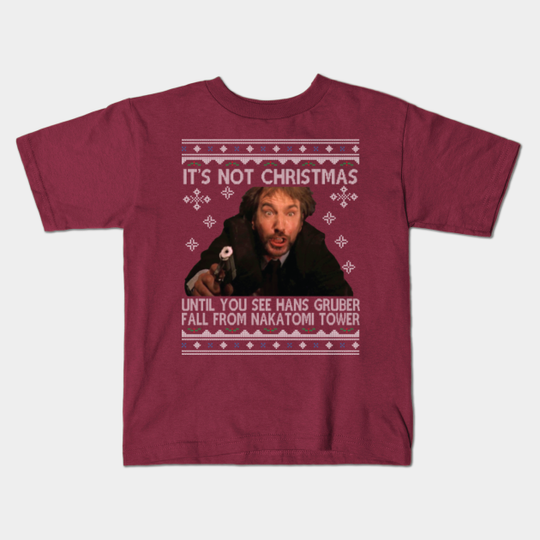 Die Hard Its Not Christmas Until Hans Gruber Falls From Nakatomi Tower Knit Pattern - Hans Gruber - Pin