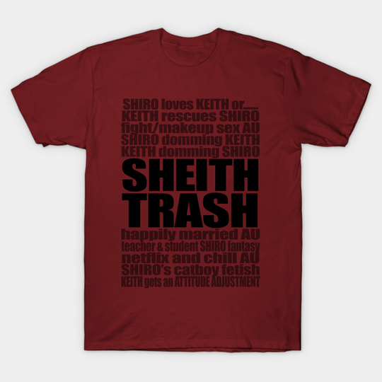 SHEITH TRASH (Black Version) - Voltron - T-Shirt