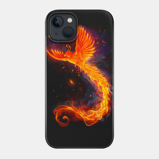 Immortal Flames - Phoenix - Phone Case