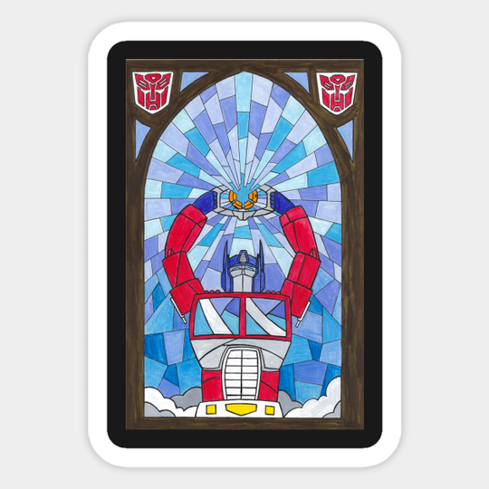 Light Our Darkest Hour - Transformers Optimus Prime - Sticker