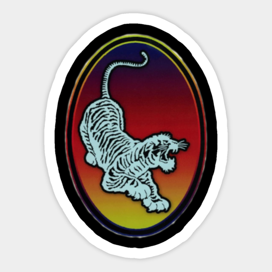 Jerry Garcia Tiger Guitar Tee - Grateful Dead T-Shirt - Jerry Garcia - Sticker