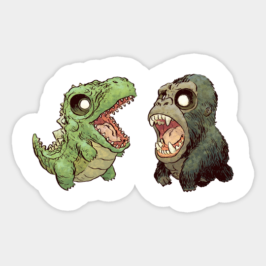 Besties - Gorilla - Sticker