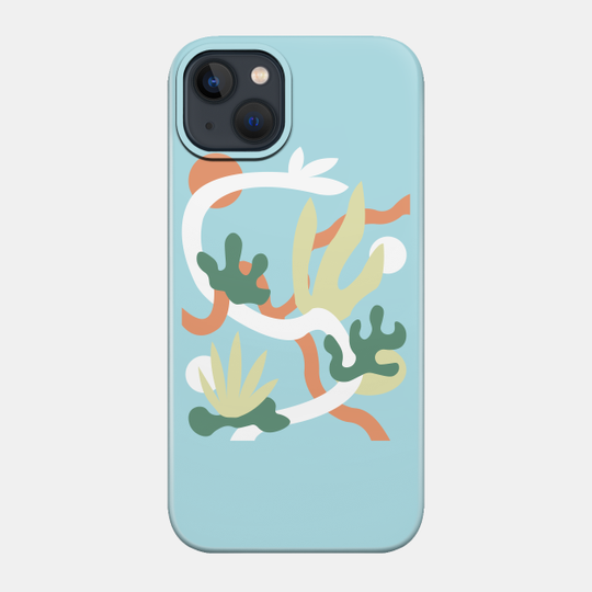Coral sunset - Coral - Phone Case