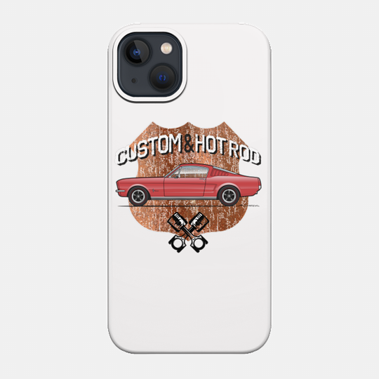 Hot Rod-Candy Apple Red - 66 Fastback - Phone Case