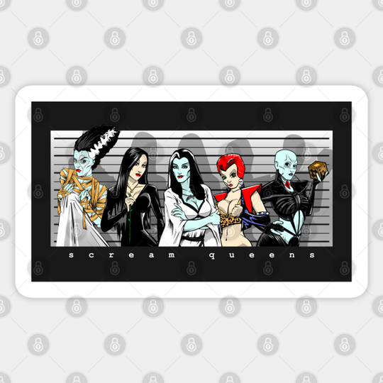 Scream Queens - Horror - Sticker