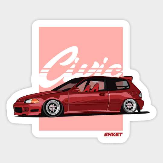 HONDA CIVIC STATIC - Civic - Sticker