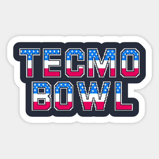 Tecmo Bowl - Nintendo - Sticker