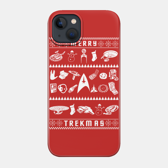 Merry Trekmas - Star Trek - Phone Case