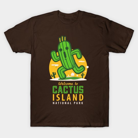 Welcome to Cactus Island - Fantasy - T-Shirt