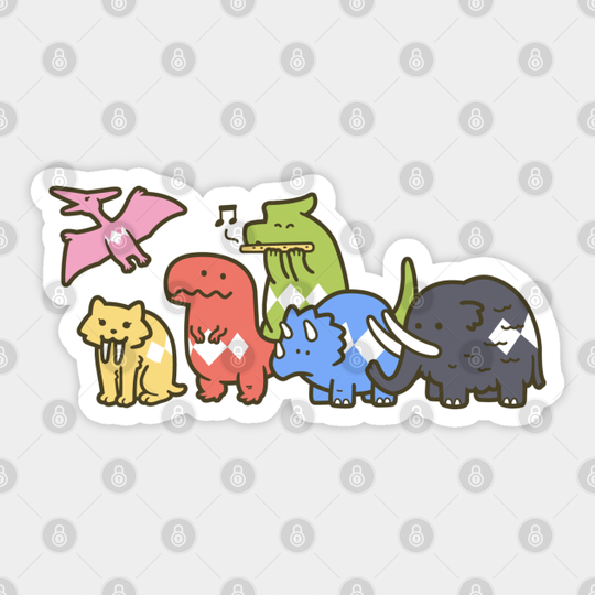 Pet Dinosaur - Power Rangers - Sticker