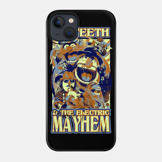 retro electric mayhem world tour - Muppets - Phone Case