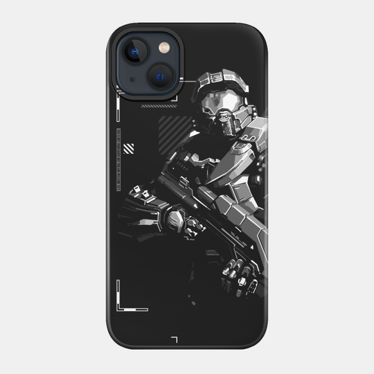 The Master Chief B/W - Halo - Phone Case
