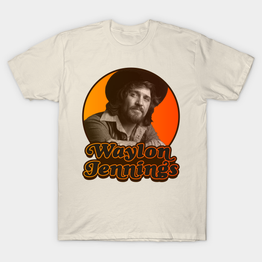 Retro Waylon Jennings - Waylon Jennings - T-Shirt