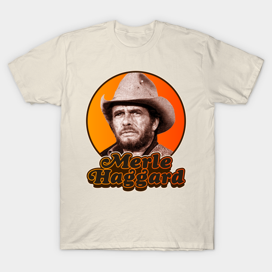 Retro Merle Haggard Legend Design - Merle Haggard - T-Shirt