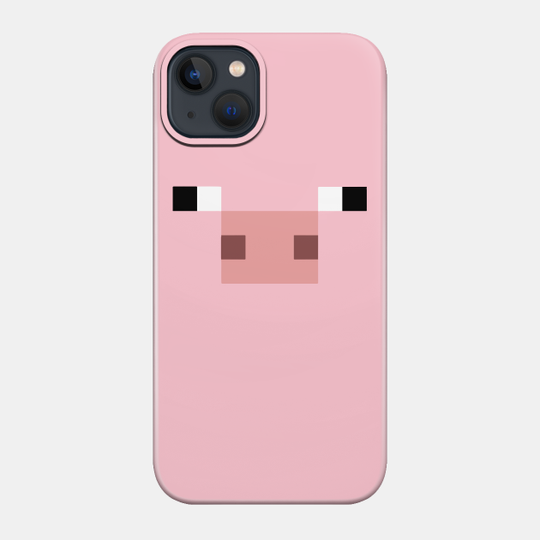 Minecraft Pig Face - Minecraft - Phone Case
